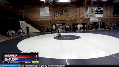 67 lbs Round 2 - Payson Price, Brothers Of Steel vs Keller Green, Upper Valley Aces