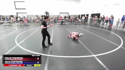 70 lbs Quarterfinal - Collin Ysquierdo, Askren Wrestling Academy vs Briar Bontreger, Lancaster Wrestling Club