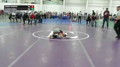 77 lbs Consi Of 16 #2 - James Cerreto, Killingly vs Jaxson ONeill, Red Roots WC