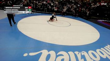 4A 150 lbs Champ. Round 1 - Brigham Cookson, Mountain View vs Gideon Mitchell, Timpanogos