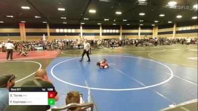 53 lbs Semifinal - Daniel Torres, Mat Demon WC vs Philip Espinosa, Rough House