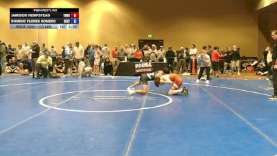 113 lbs Cons. Rd Of 32 - Jamison Hempstead, The Hunt Wrestling Club vs Dominic Flores Romero, Southside