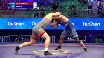 92 kg 1/4 Final - Mustafagadzhi Malachdibirov, Individual Neutral Athletes vs Mohammadmobin Azimi, Iran
