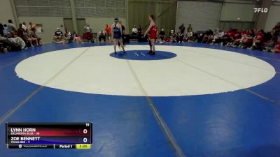 135 lbs Round 2 (6 Team) - Lynn Horn, Oklahoma Blue vs Zoe Bennett, Texas Red