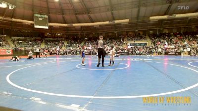 55 lbs Round Of 16 - Dylan Messiha, OC RTC vs Isaiah Lucio, Gladiator Wrestling Academy