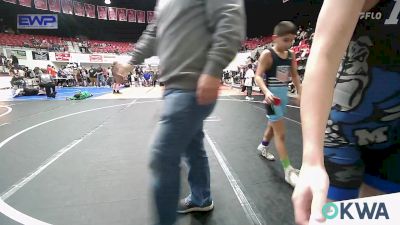 76-80 lbs Rr Rnd 2 - Hayden Beckwith, Miami vs Greyson Dixon, Tiger Trained Wrestling