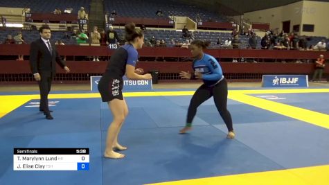 Tianna Marylynn Lund vs Jacirah Elise Clay 2024 Pan IBJJF Jiu-Jitsu No-Gi Championship