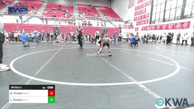 52 lbs Rr Rnd 4 - Blakelee Vinson, Weatherford Youth Wrestling vs Liam Avalos, Standfast