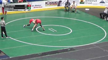 140 lbs Consi Of 8 #1 - Carter Kindig, West Perry vs Ethan Allen, Greencastle-Antrim