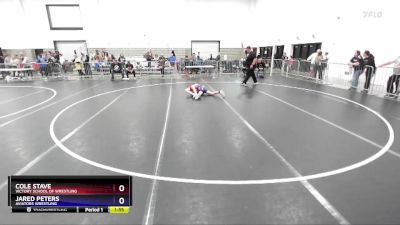 92 lbs Cons. Semi - Cole Stave, Victory School Of Wrestling vs Jared Peters, Aviators Wrestling