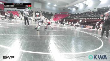 64 lbs 3rd Place - Kaleb Olsen, Fitness Fight Factory Wrestling Club vs Adalynn Porter, Willard Youth Wrestling