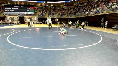 60 lbs Round Of 16 - Paxton Warner, Titusville vs Elexa Cobb, Wyalusing