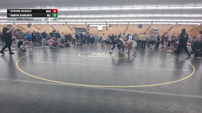 158 lbs Semifinal - Steven Schulz, Macedon vs Simon Zamudio, Hazleton