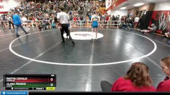 135 lbs Quarterfinal - Paityn Covolo, Sheridan vs Clara France, Lyman