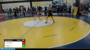 145lbs Cons. Round 3 - Adrienne Locke, Washougal (Girls) vs Brynnlee Beck, Chiawana (Girls)