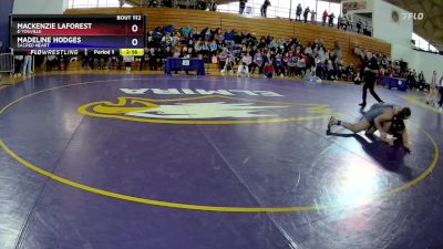 207 lbs Semifinal - Madeline Hodges, Sacred Heart vs Mackenzie Laforest, D`Youville