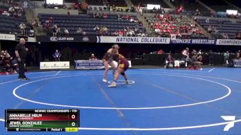 170 lbs 7th Place Match - Annabelle Helm, Gannon University vs Jewel Gonzalez, Gannon University