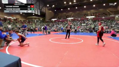 103 lbs Champ. Round 1 - Kayden Savage, Cyclone Youth Wrestling vs George McGuire, Paris Wrestling Club