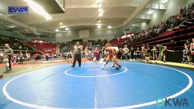 160 lbs Semifinal - Braxton Herring, Skiatook Youth Wrestling vs Racyn Mayo, Tonkawa Takedown Club