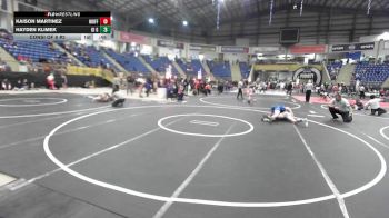 144 lbs Consi Of 8 #2 - Kaison Martinez, Moffat County vs Hayden Klimek, GI Grapplers