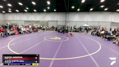 100 lbs Round 1 (8 Team) - Hunter Anderson, Idaho vs Austin Duette-Hall, Colorado