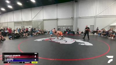 285 lbs Round 1 (16 Team) - Sanalio Vehikite, South Carolina vs TJ Rivera, Colorado