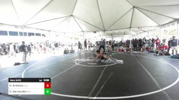 132 lbs Consi Of 8 #2 - Henry Arellano, California Grapplers vs Deegan Hernandez, Mlk