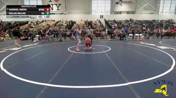 101 lbs Champ. Round 2 - Nolan Miller, Club Not Listed vs Gabriel Smith, Whitney Point Youth Wrestling Club