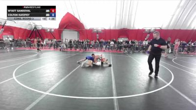 138 lbs Cons. Round 2 - Wyatt Sandoval, Askren Wrestling Academy vs Colton Katzfey, Askren Wrestling Academy