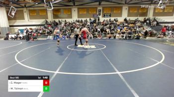 132 lbs Quarterfinal - Craig Mager, Foran vs Miles Tolman, Rockville