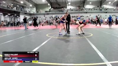 142 lbs Semifinal - Keely Fallert, Missouri vs Brylee James, Nixa High School Wrestling