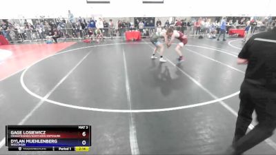165 lbs Semifinal - Gage Losiewicz, Crasstrained/Northern Exposure vs Dylan Muehlenberg, Wisconsin