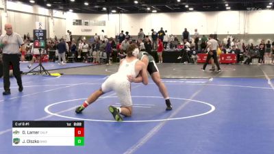 184 lbs C Of 8 #1 - Daschle Lamer, Cal Poly vs Jeremy Olszko, Ohio