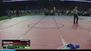 D3-285 lbs Champ. Round 1 - Seth Fulton, Center Line vs Logan Horn, Hillsdale