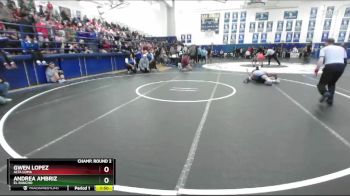 105 lbs Champ. Round 2 - Andrea Ambriz, El Rancho vs Gwen Lopez, Alta Loma