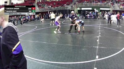 125 lbs Champ. Round 1 - Lincoln Unger, Lincoln Squires Wrestling Club vs Mason Judt, Blair Wrestling Club