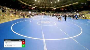 132-140 lbs 3rd Place - Kaidon Drechsler, Wagoner Takedown Club vs Rhys Novosad, R.A.W.