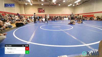 120 lbs Round Of 16 - Luke Mendez, NORTH DESOTO WRESTLING ACADEMY vs Hazen Crank, Raw Wrestling Club