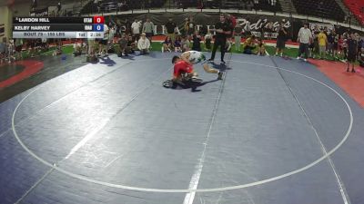 150 lbs Champ. Rd Of 16 - Landon Hill, Utah vs Kelby Harvey, Idaho