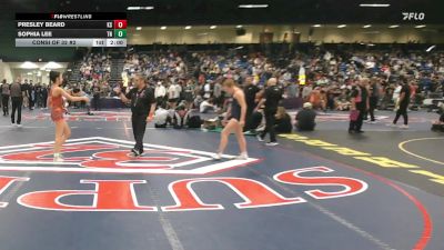 118 lbs Consi Of 32 #2 - Presley Beard, KS vs Sophia Lee, TN