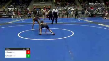 76 lbs Semifinal - Jojo Burke, East Coast Bandits vs Shamus Regan, East Coast Bandits