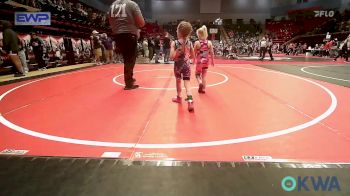 37-40 lbs Semifinal - Dilynn Burch, Sperry Wrestling Club vs Norah Guinup, CacheWrestlingClub