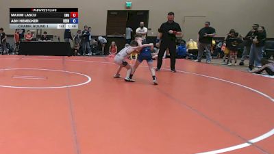 71 lbs Champ. Round 1 - Maxim Lascu, Elite Wrestling Academy vs Ash Henecker, RedNose