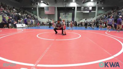 52 lbs Quarterfinal - Aspen Coe, Hilldale Youth Wrestling Club vs Colton Contreras, Raw Wrestling Club