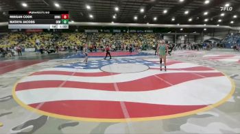112 lbs Quarterfinal - Reegan Cook, Dakota Boyz Wrestling Club vs Mataya Jacobs, Cobbler Kids Wrestling