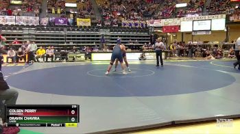 215 lbs Cons. Semi - Colsen Perry, Oskaloosa vs Dravin Chavira, Lakin