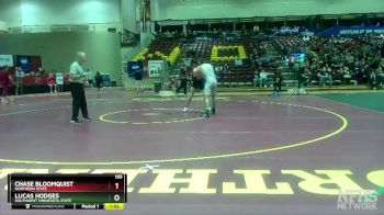 165 lbs Cons. Round 2 - Chase Bloomquist, Northern State vs Lucas Hodges, Southwest Minnesota State