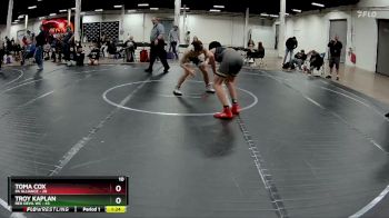 140 lbs Semis (4 Team) - Toma Cox, PA Alliance vs Troy Kaplan, Red Devil WC