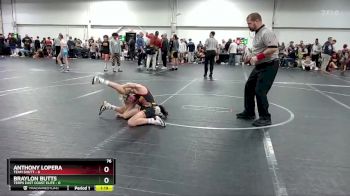 76 lbs Round 1 (4 Team) - Anthony Lopera, Team Shutt vs Braylon Butts, Terps East Coast Elite