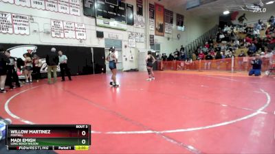 120 lbs Champ. Round 3 - Genesis Chavez, Citrus Valley vs Ellah Molina, Newport Harbor